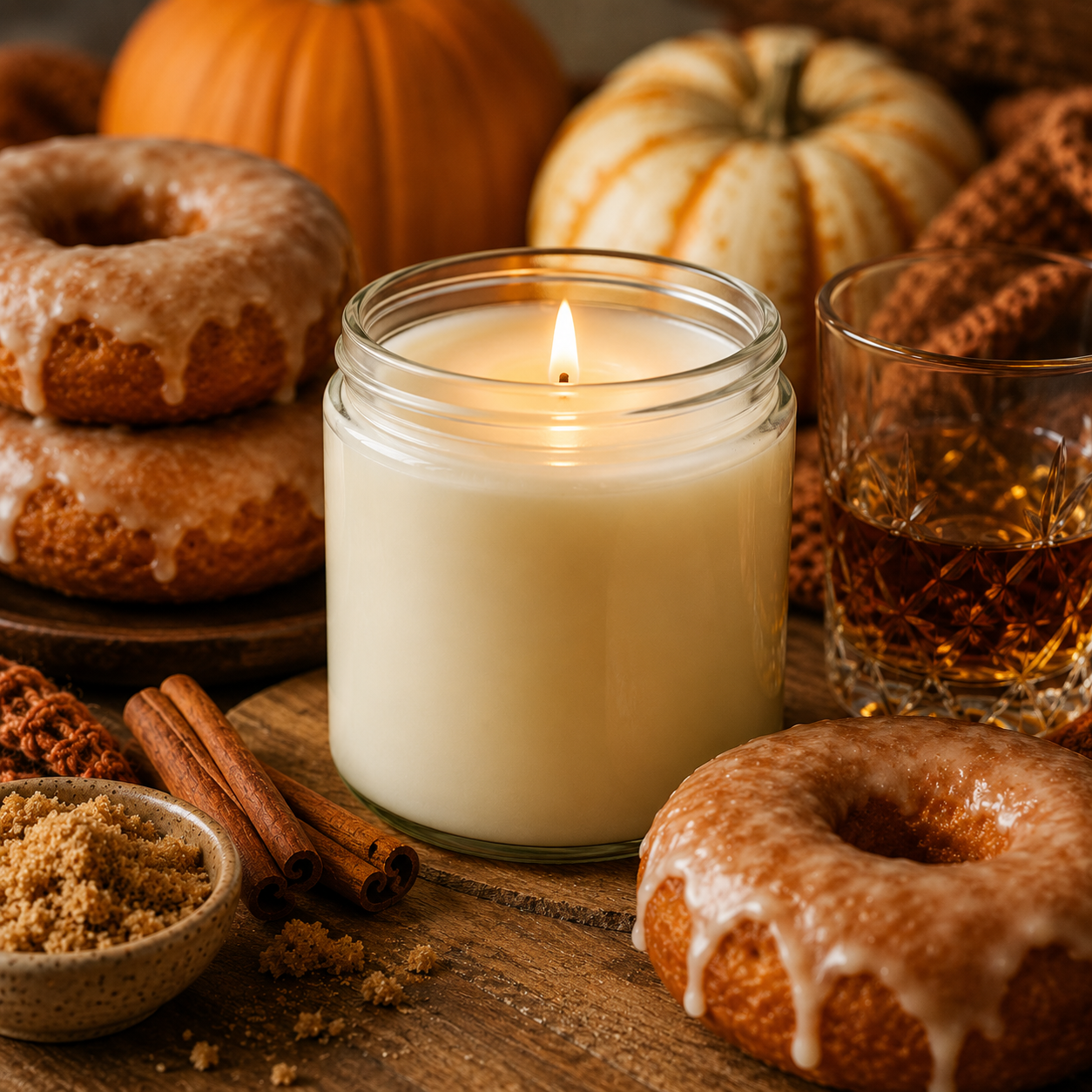 Pumpkin Bourbon Donut