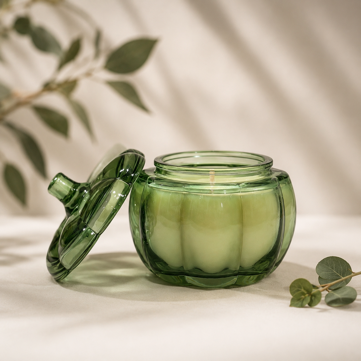 8oz Pumpkin Jar - Green