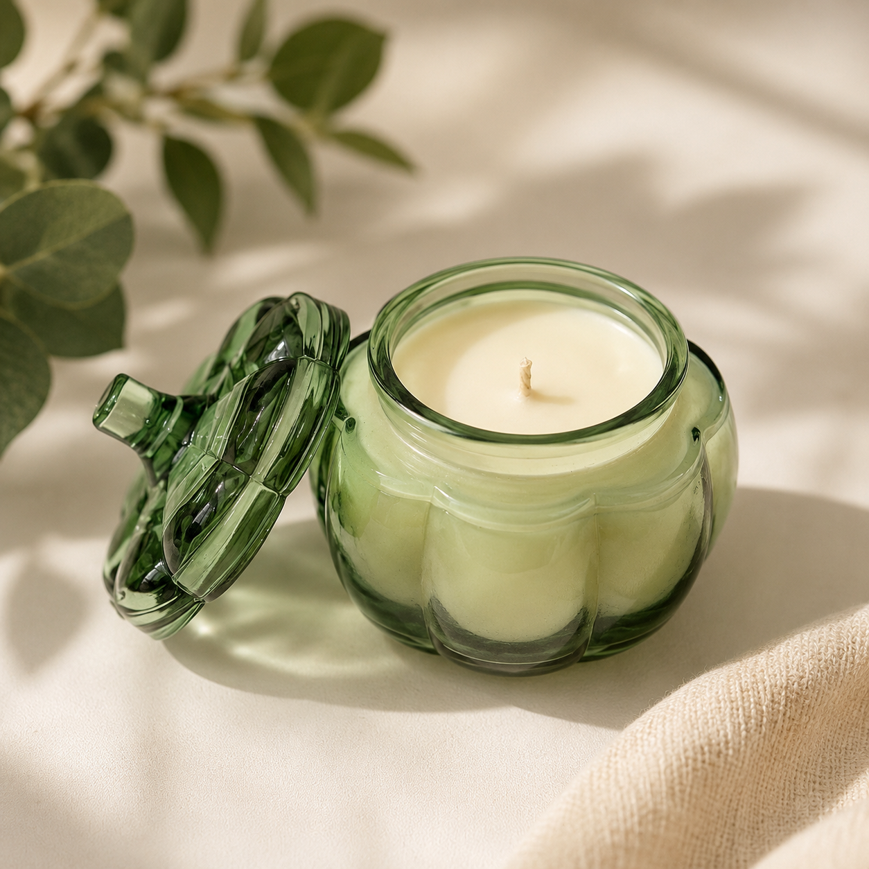 8oz Pumpkin Jar - Green