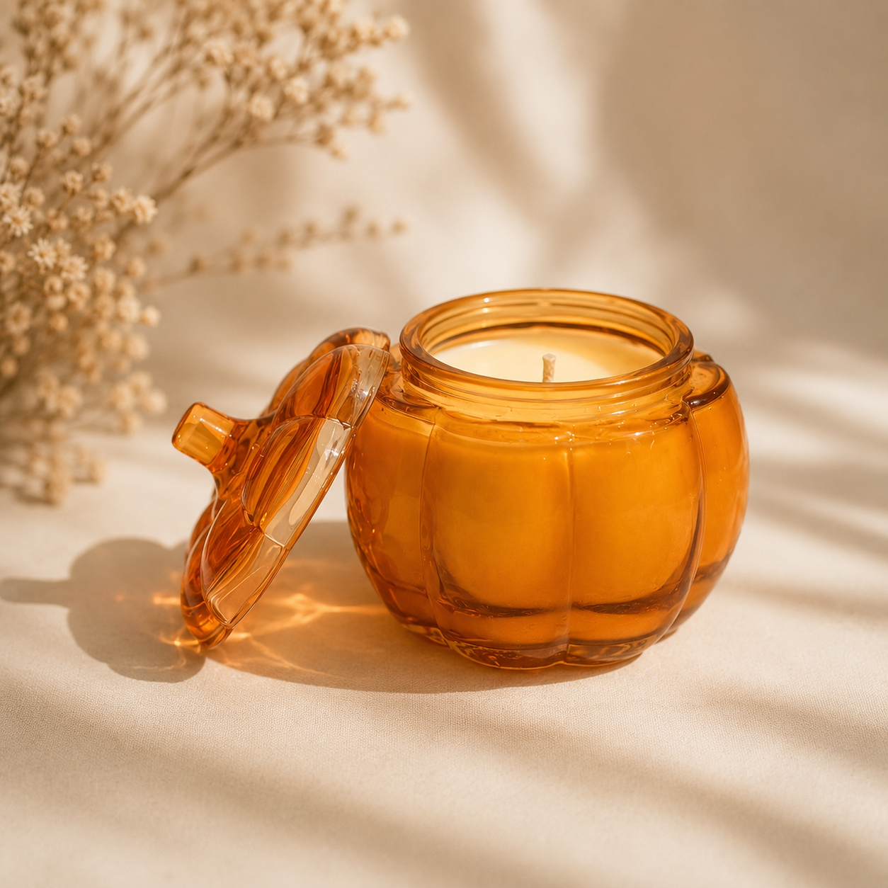 8oz Pumpkin Jar - Orange