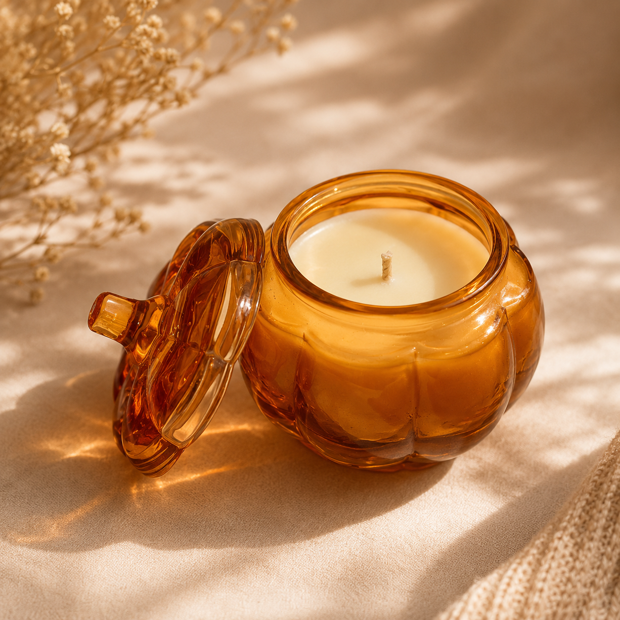 8oz Pumpkin Jar - Orange