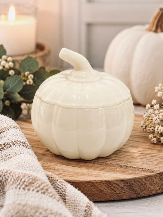 Pumpkin Jar - Ivory
