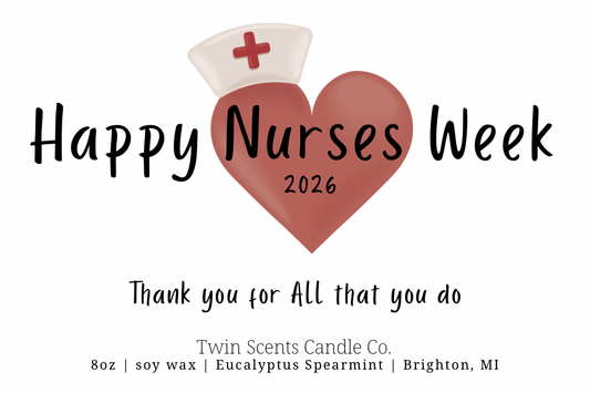Nurses Week candle