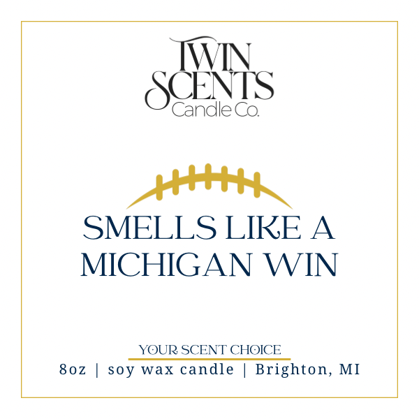 Michigan Victory Candle