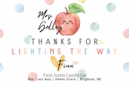 Teacher Appreciation Candle