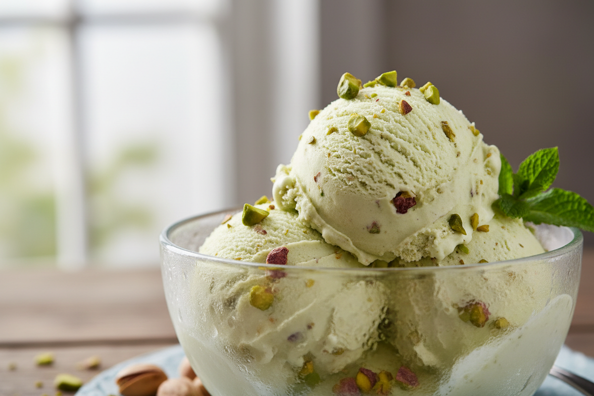 pistachio ice cream